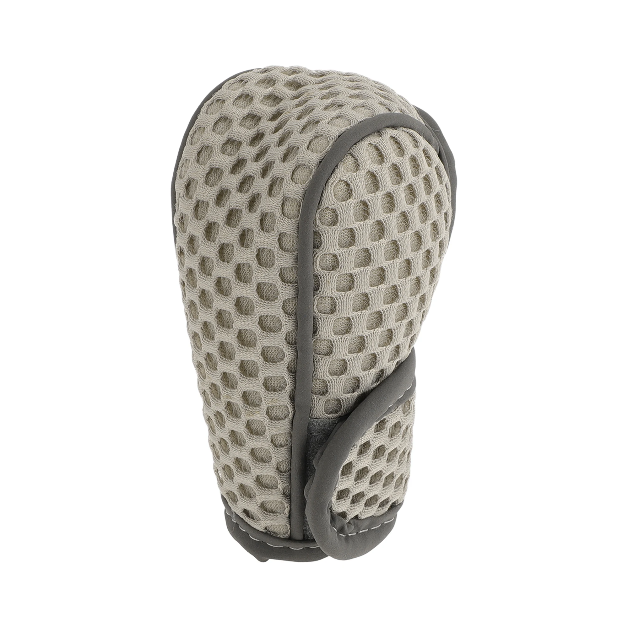 X Autohaux Grey Hoop Loop Fastener Rutschfeste Schutzhülle für manuellen Auto-Schalthebelknopf – Detail 9