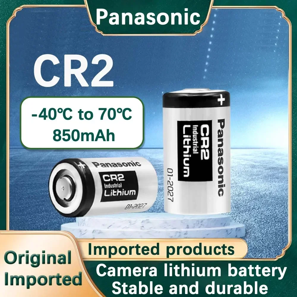 1PCS Panasonic CR2 CR15H270Rangefinder 3V Lithium Manganese Battery Polaroid mini 25 Camera Printer Disc Brake Lock GPS Security