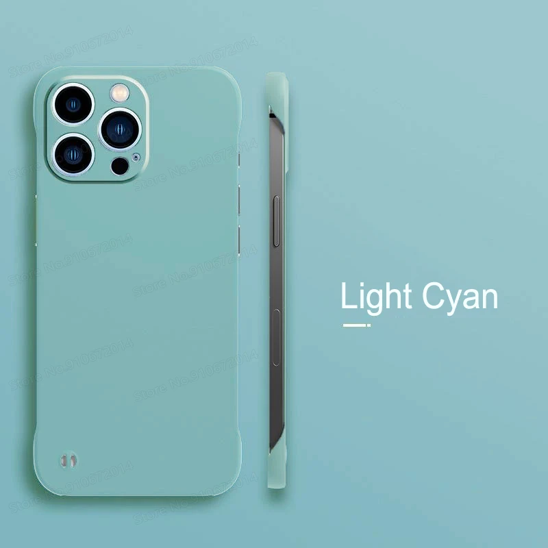 Sleek Matte Frameless Phone Case – Ultra Thin & Durable Hard Back Cover