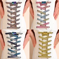 1Pair No Tie Shoe Laces Colorful Buckle 3