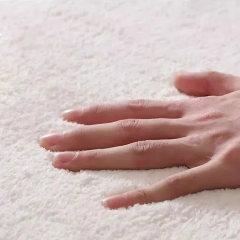 Round Living Room Carpet Irregular Lion Cartoon Cute Bedroom Bedside Plush Rug Large Area White Fluffy Soft Mats Ковер Tapis 러그