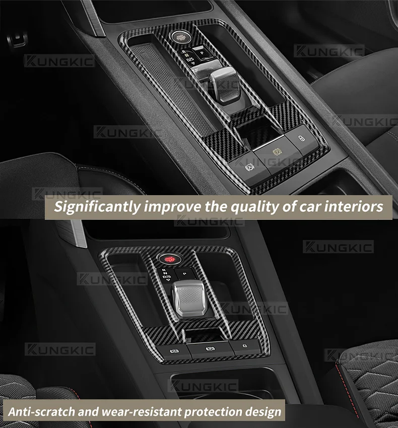Cupra Leon automatic gear trim sticker