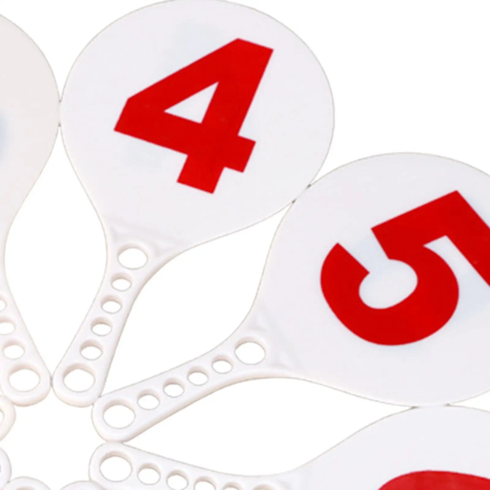 9Pcs Basketball Referee Match Boards Numbers 1-6 Suspend Judge Boards Score Paddles Match Accessories Sports Judge