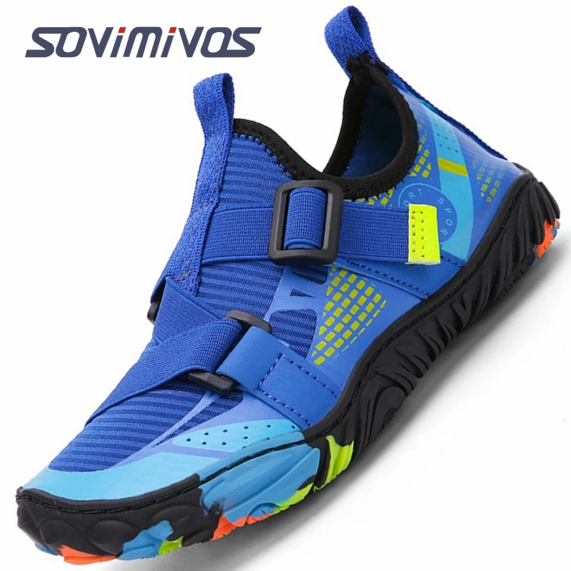 

Children Barefoot Aqua Shoes Kids Drainage Beach Swim Sandals Quick-Dry Boating Diving Fishing Surfing Sports Wading Sneakers