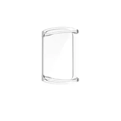 Full - Coverage TPU Screen Protector and Soft Bumper Case (Transparent)