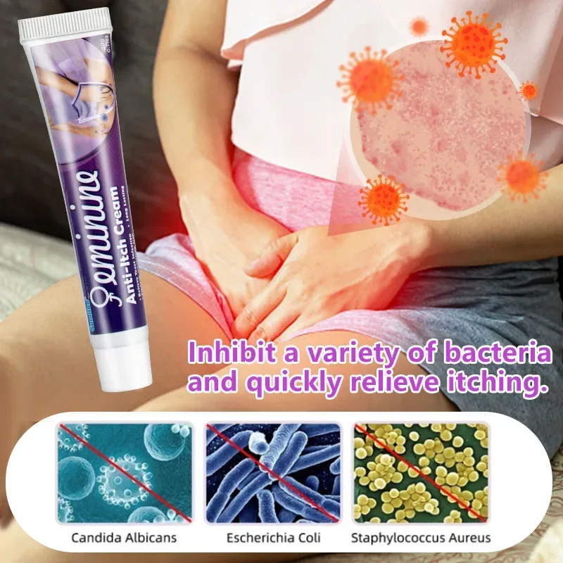 Female Private Part Anti Itch Cream Intimate Area Antibacterial Odor Removal Fungi Treatment Ointment for Women body Health care