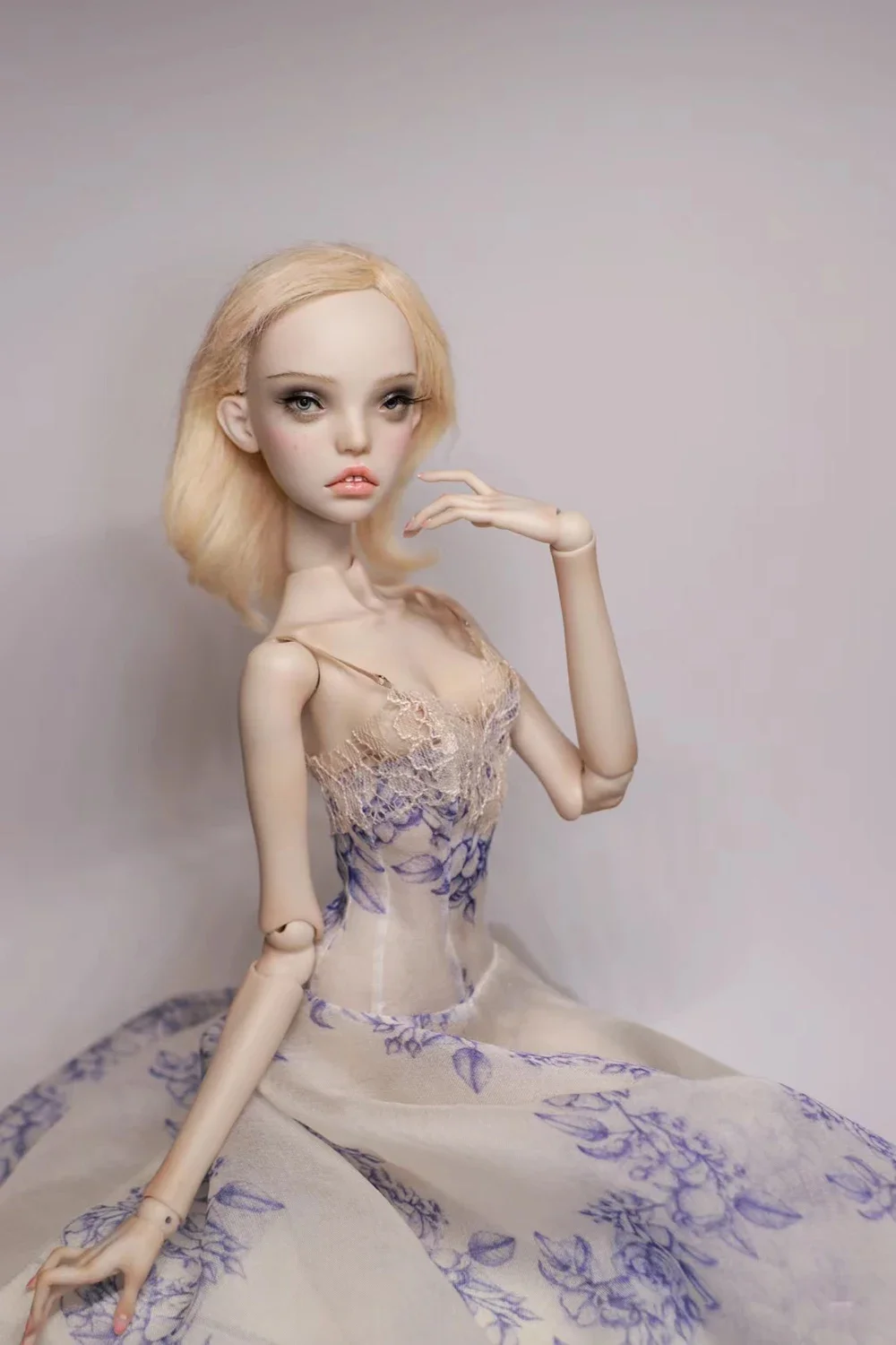 

New sd BJD doll 35cm1/4 -Kuris Little Fat Body girl Resin model joint doll Spot makeup give eyes free shipping