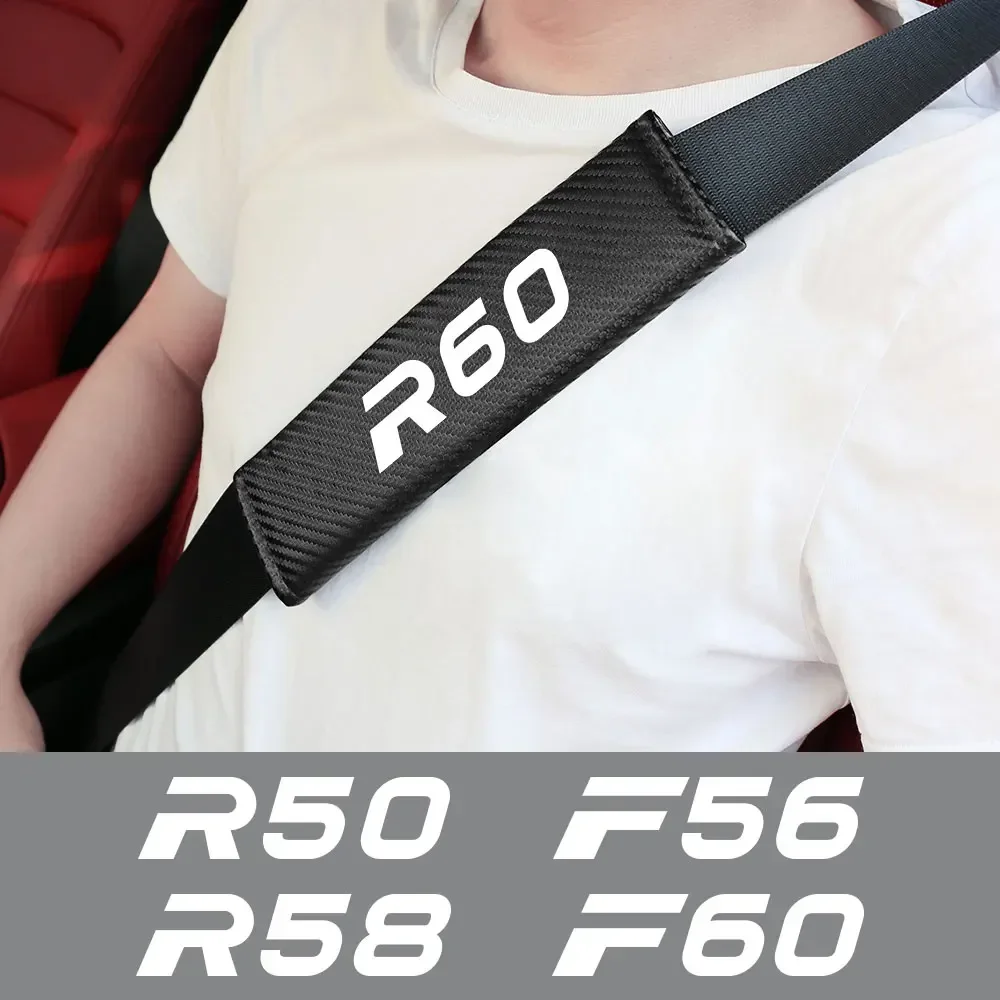 자동차 좌석 안전 벨트 커버 바디 보호대, 미니 쿠퍼 F54 F55 F56 F57 F60 R50 R52 R53 R55 R56 R57 R58 R60 용 자동차 액세서리