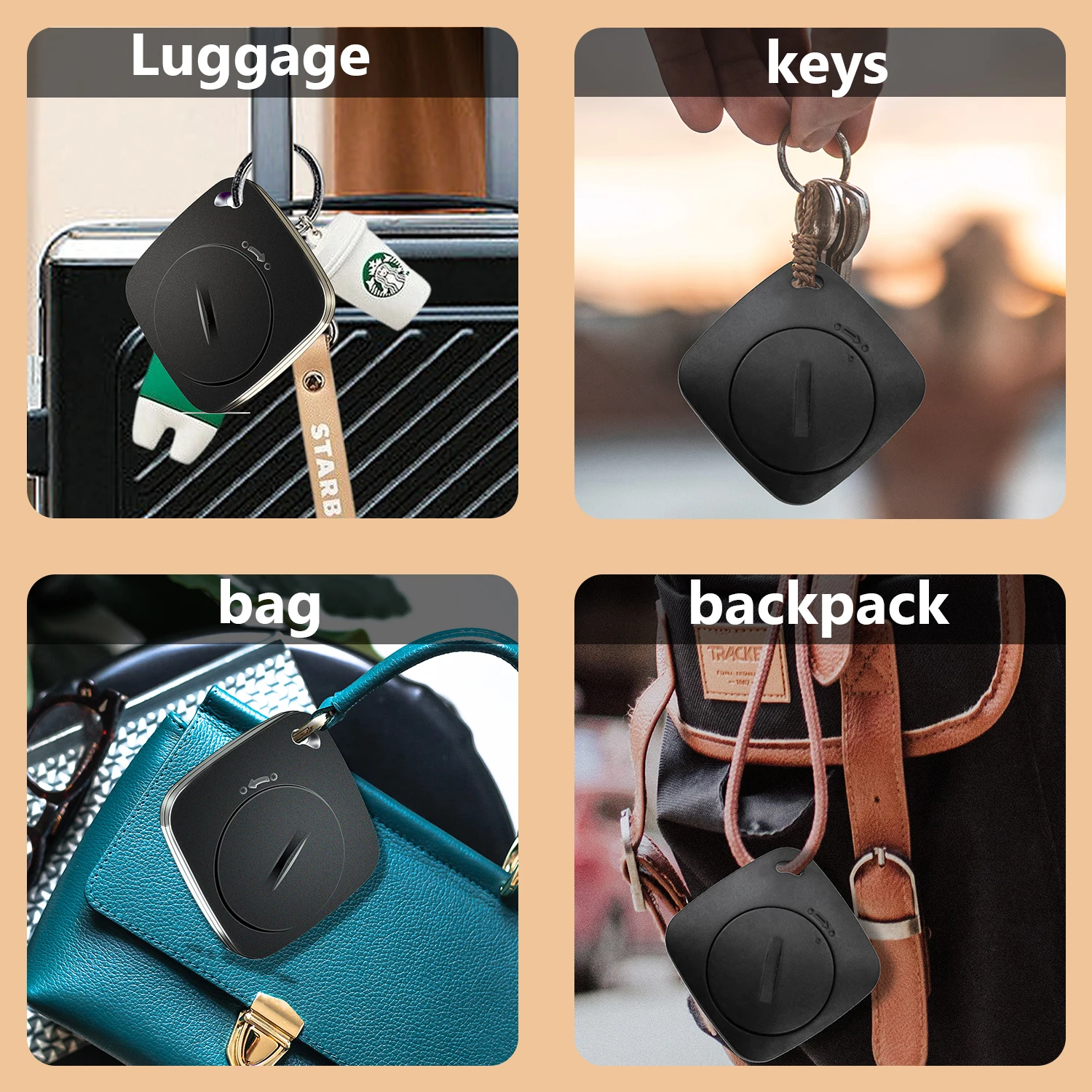 Smart Key & Item Tracker Compatible with Apple's Find My App (iOS Exclusive)