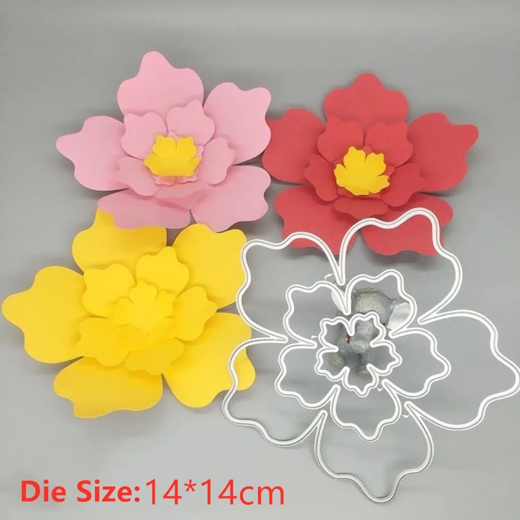

Flower Metal Cut Dies Stencils for Scrapbooking Stamp/Photo Album Decorative Embossing DIY Paper Cards