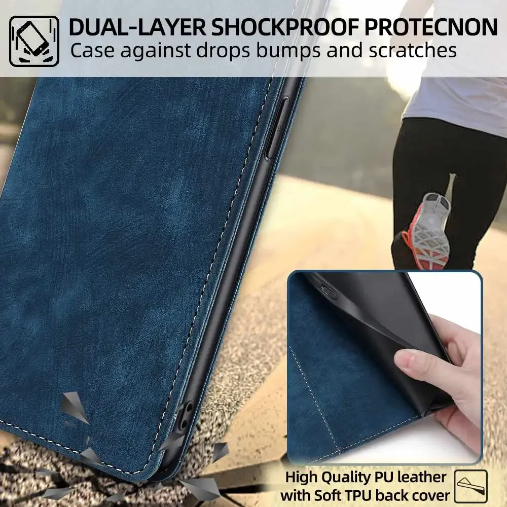 Premium Business Leather Flip Cover – Book Style Magnetic Wallet Case with Protective Features