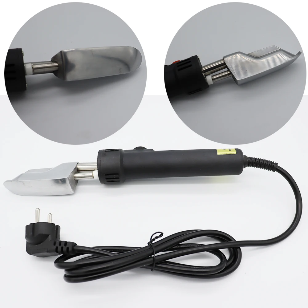 LED Display Handle Electric Mini Leather Iron Wrinkles Removing Smoothing For Leather Clothes Leatherwear Bag Shoes Lroning