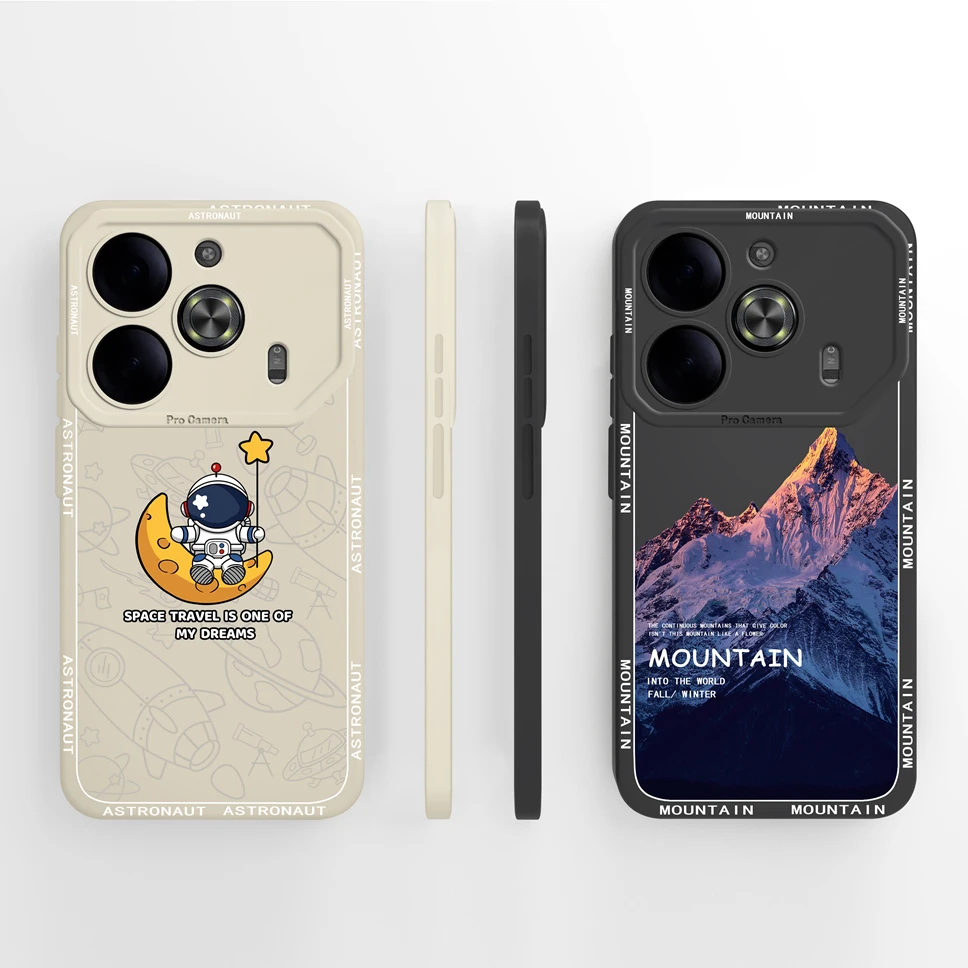 Cute Creative Style Soft Liquid Silicone Protective Back Cover Case