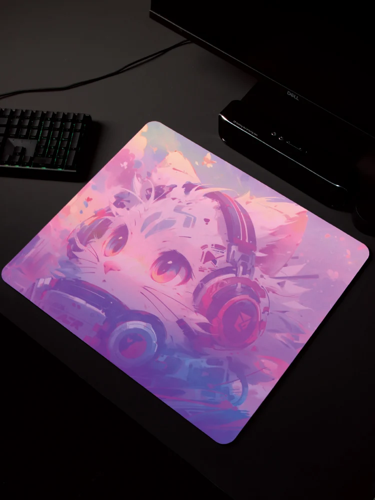 Unusualwaysports Game Mouse Pad Data Cat Gd4 Hero mm Color Coating sem Travamento de Bordas Impermeável Lavável Muito Suave - Imagem 3