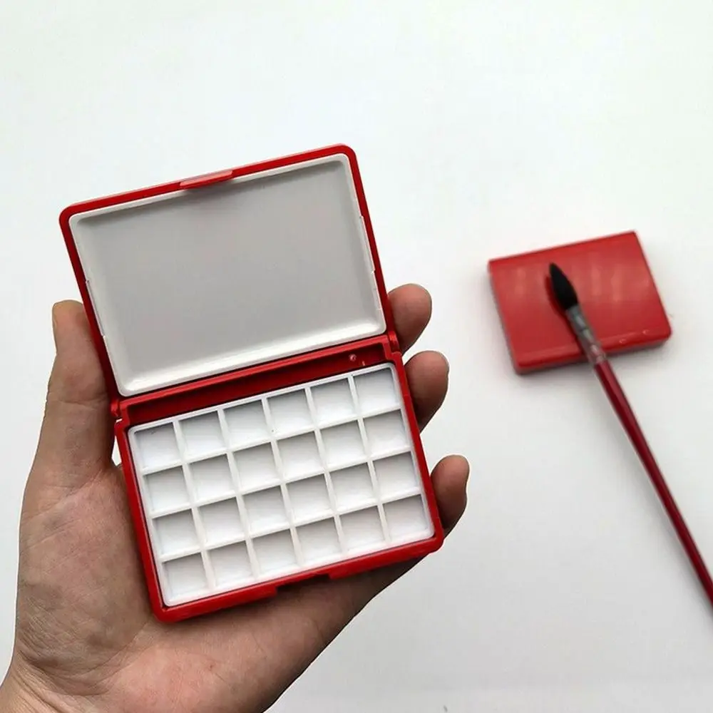 Palette Peinture Pliable 24 Cases - Loisirs Créatifs Aquarelle Huile