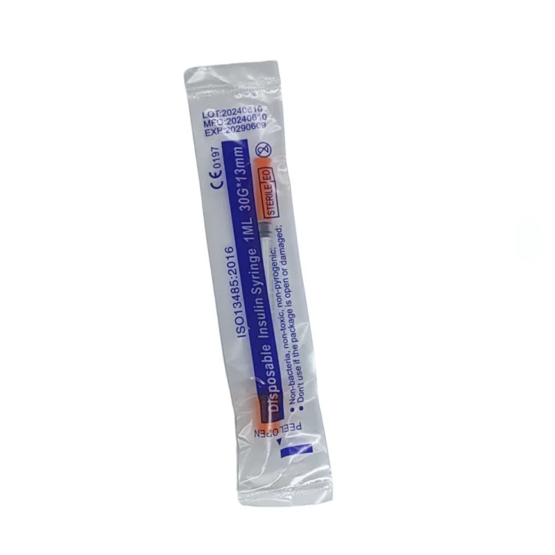 Reusable Syringe Disposable Syringe Manual Push Syringe 1ml Feeding Device 13mm Straight Tip Needle 10/20pc