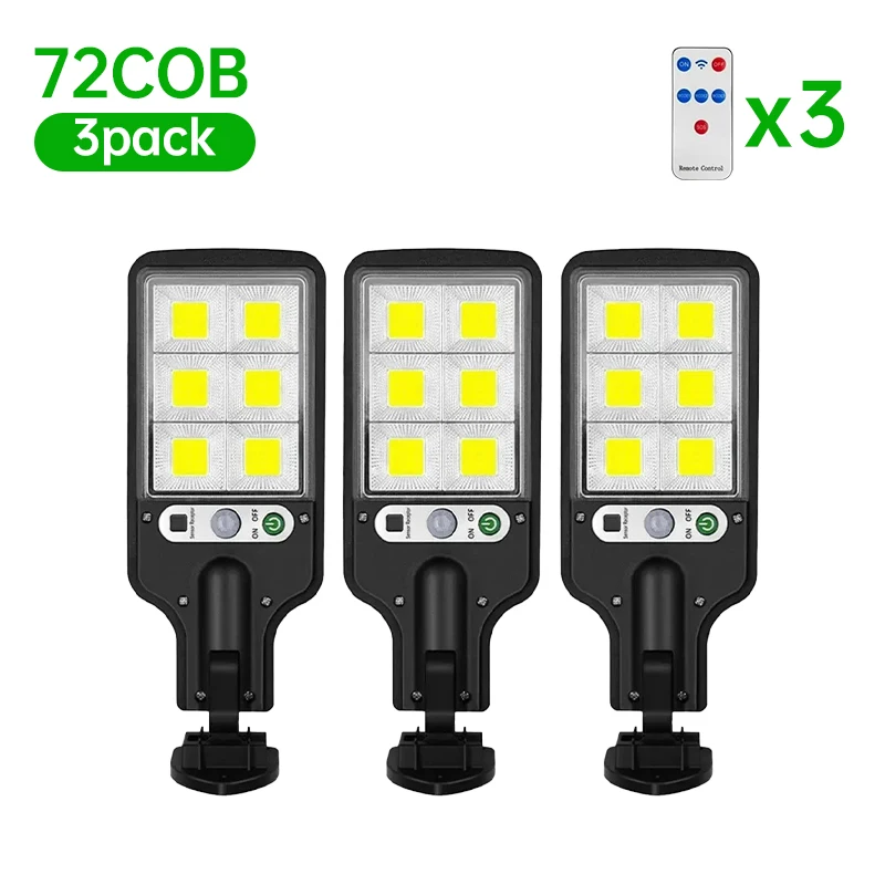 72COB 3pcs