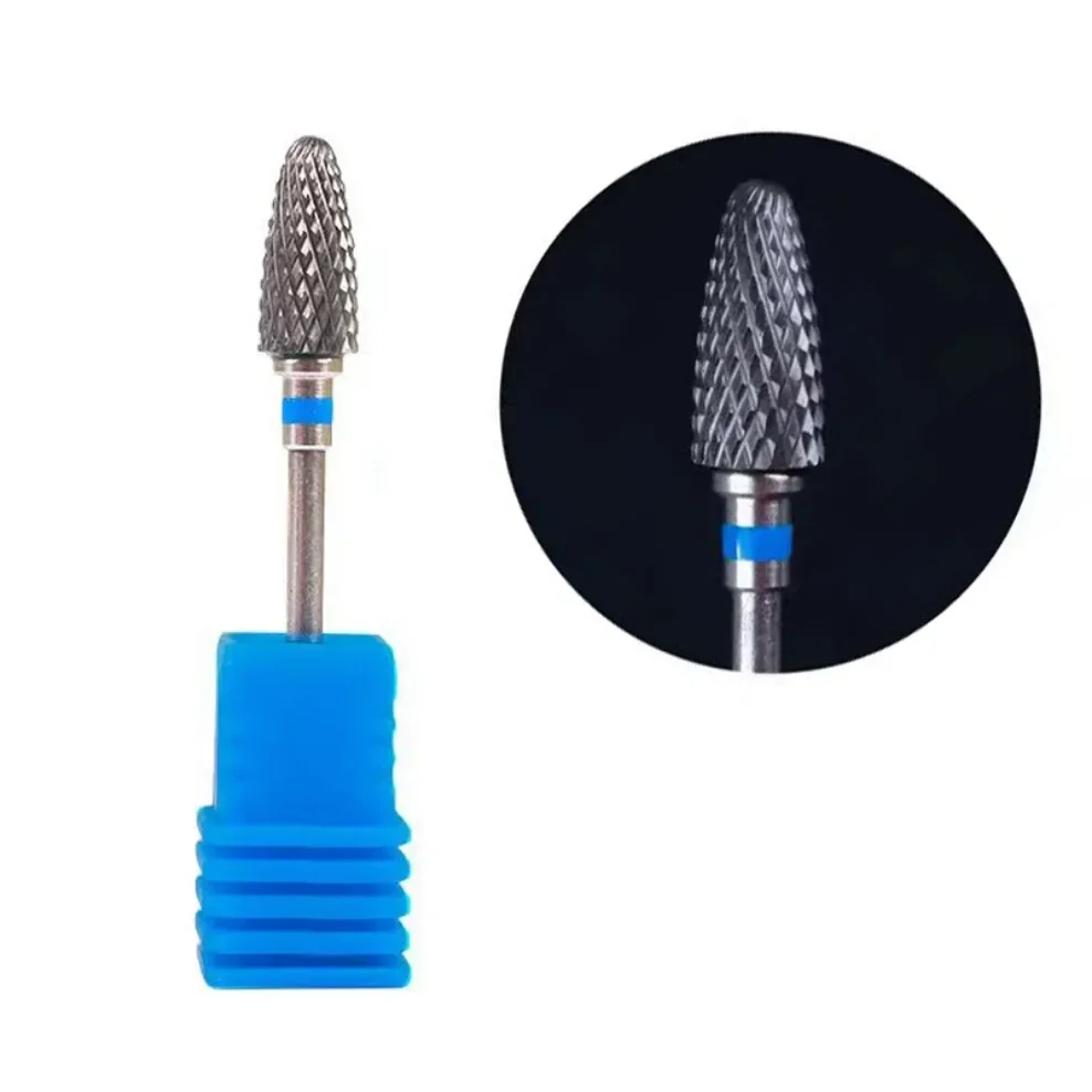 5 Size Tungsten Carbide Nail Drill Bit Rotary Manicure Cutters Bits For Manicure Drill Accessories Gel Removal 4