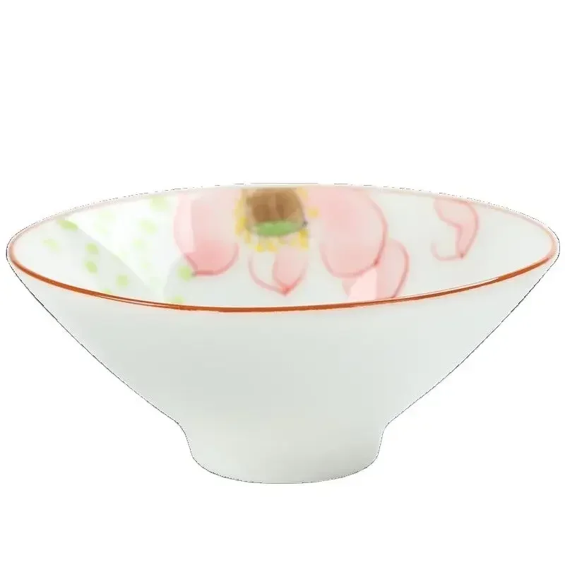 1 Pcs Chinese Ceramic Teacup Hand Painted Flowers and Birds Cup Travel Tea Bowl Household Porcelain Tea Set Master Cup 60ml tea cup