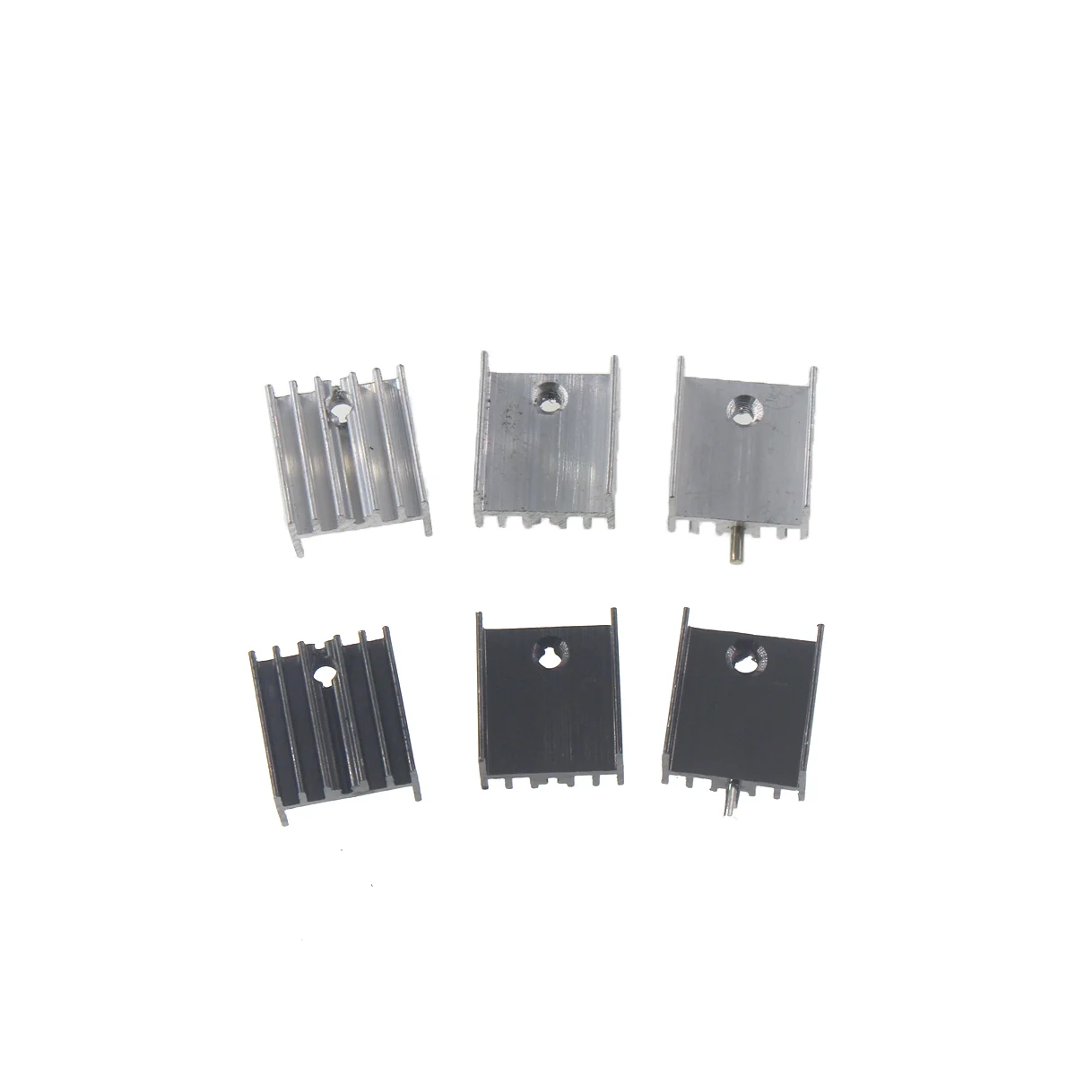 10pcs Heatsink TO-220 25x15x10 mm Heat Sink Radiator Cooling Fin Cooler Radiator Aluminum 25*15*10mm For TO220