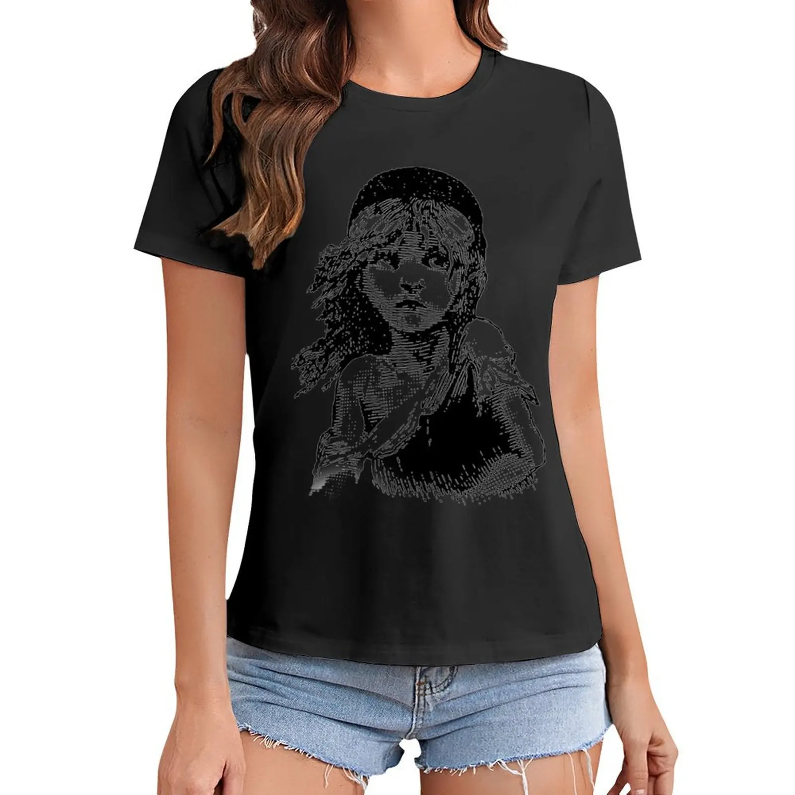 

Les Mis T-Shirt graphics tees Female clothing Women tops