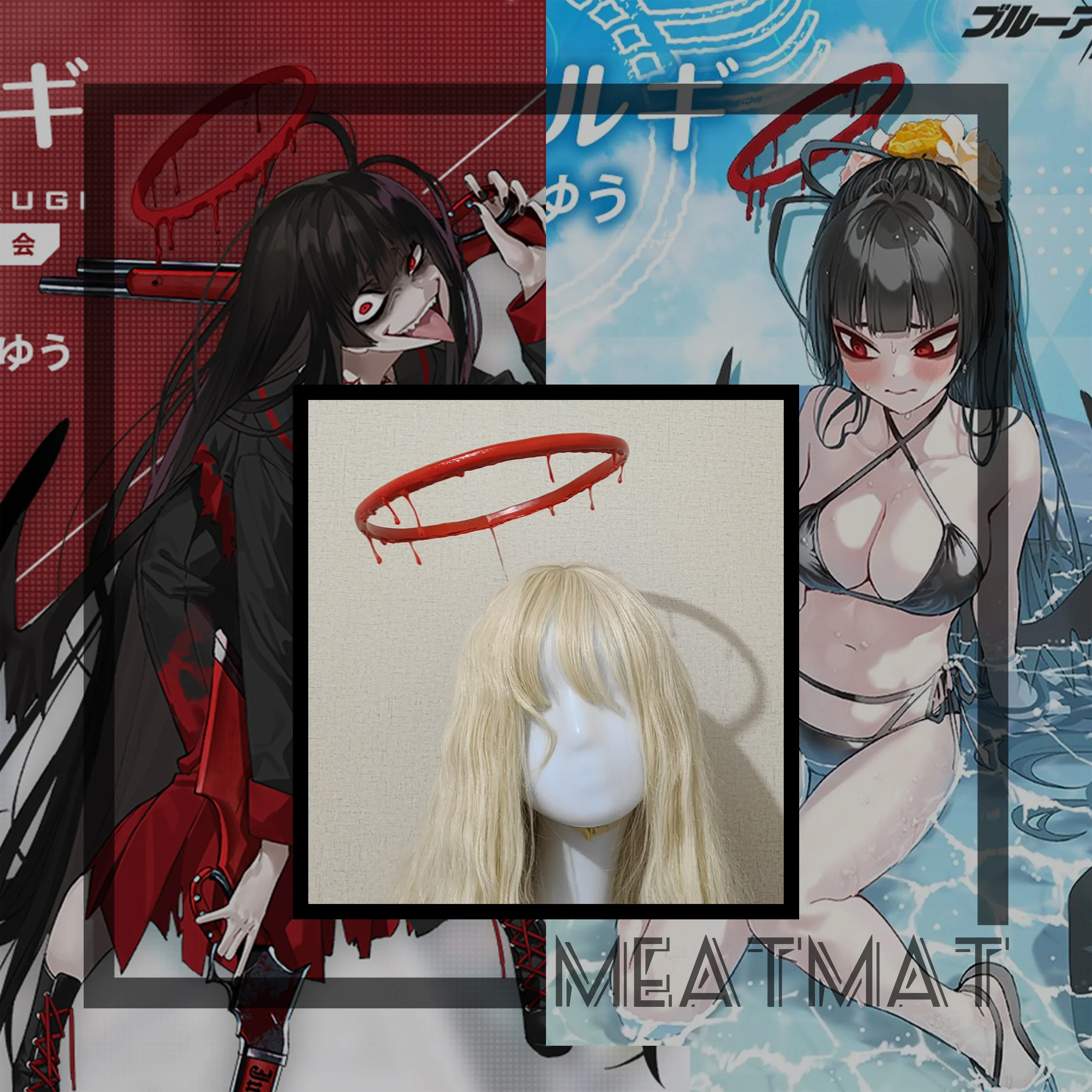 

Kenzaki Tsurugi Halo Headwear Blue Archive Cosplay Replica Prop Decoration Character Accessories