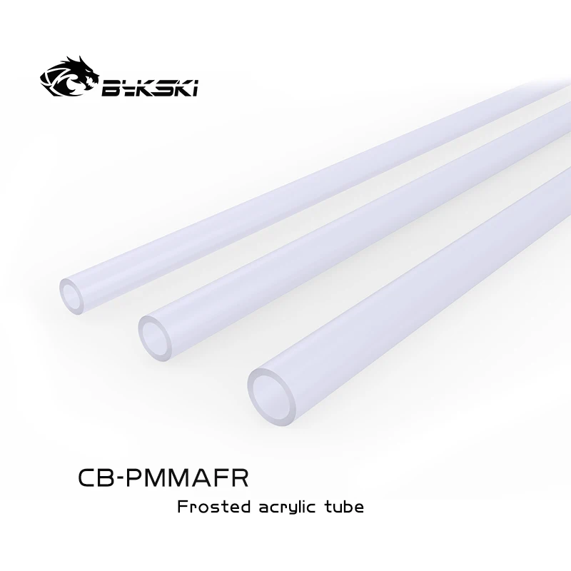 

Bykski 2pcs/Lots PMMA / Acrylic Hard Tube ( OD12mm / OD14mm / OD16mm ) + 2mm Thickness + 50cm Length Matte / Frosted Rigid Pipe