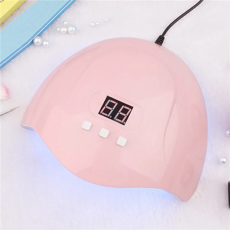 AA20-2X 54W UV LED Lamp 18Pcs Leds Nail Dryer Lamp For Curing All Types Nail Gels Polish Nail Art Tool With 30S/60S/