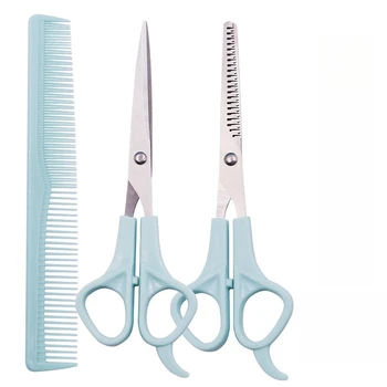 3pcs Household Hairdressing Thinning Shears Hair Cutting Flat Tooth Scissor Comb Set Hair Styling Tools Hair Scissors 1