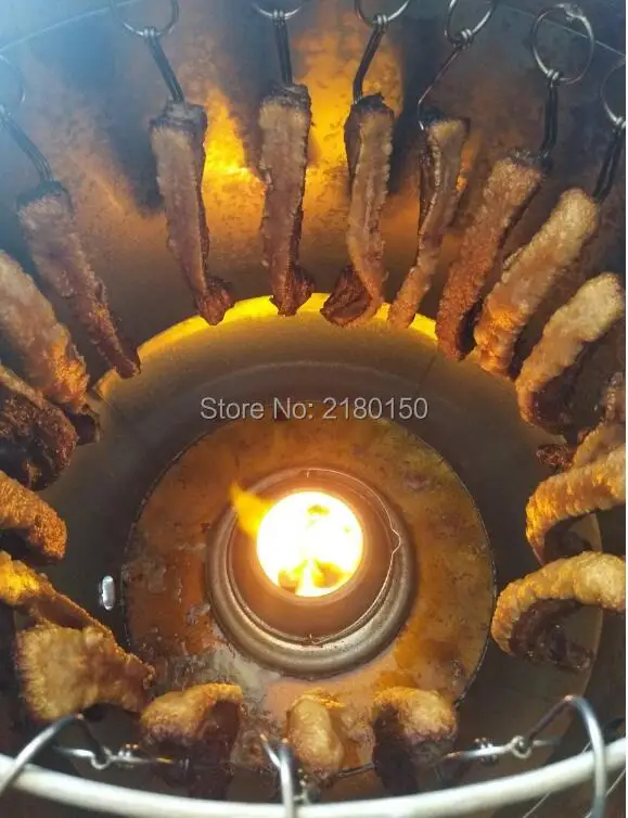 Commercial Duck Chicken Oven Vertical Charcoal Meat Roast Stove Goose Crispy Pork Belly Hanging Oven Stainless Steel