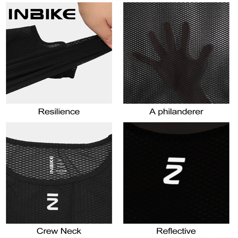 Man Cycling Base Layer Sleeveless Quick Dry Bicycle Undershirts Vest Road Bike MTB Clothing Mesh Cycle Underwear Clothes