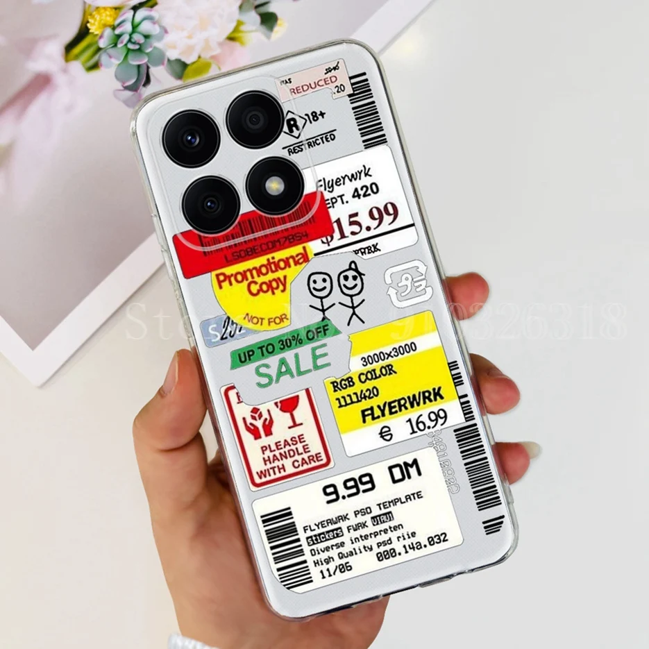 Fashionable Clear Silicone Soft Slim Phone Case - Stylish Back Cover with Bumper Protection