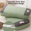 Sobakawa Traditional Buckwheat Standard Size Pillow Organic Cotton with Natural Technology for Cool Sleep Bed Sleep Pillow 5