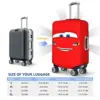 Custom Cartoon Lightning Mcqueen Cars Luggage Cover Protector Elastic Travel Suitcase Covers 6