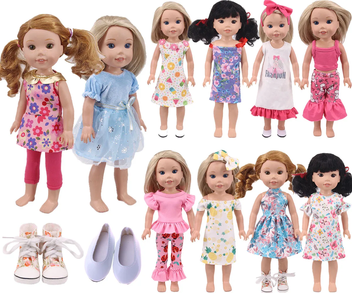 Doll Dresses Clothes Fits for 14.5 Inch Doll&Paola Reina&1/6 BJD Doll Accessories Children's Clothing Girls For Girls Toys