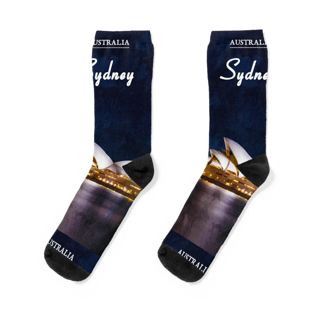 

Sydney Australia Socks valentine gift ideas cool golf Woman Socks Men's