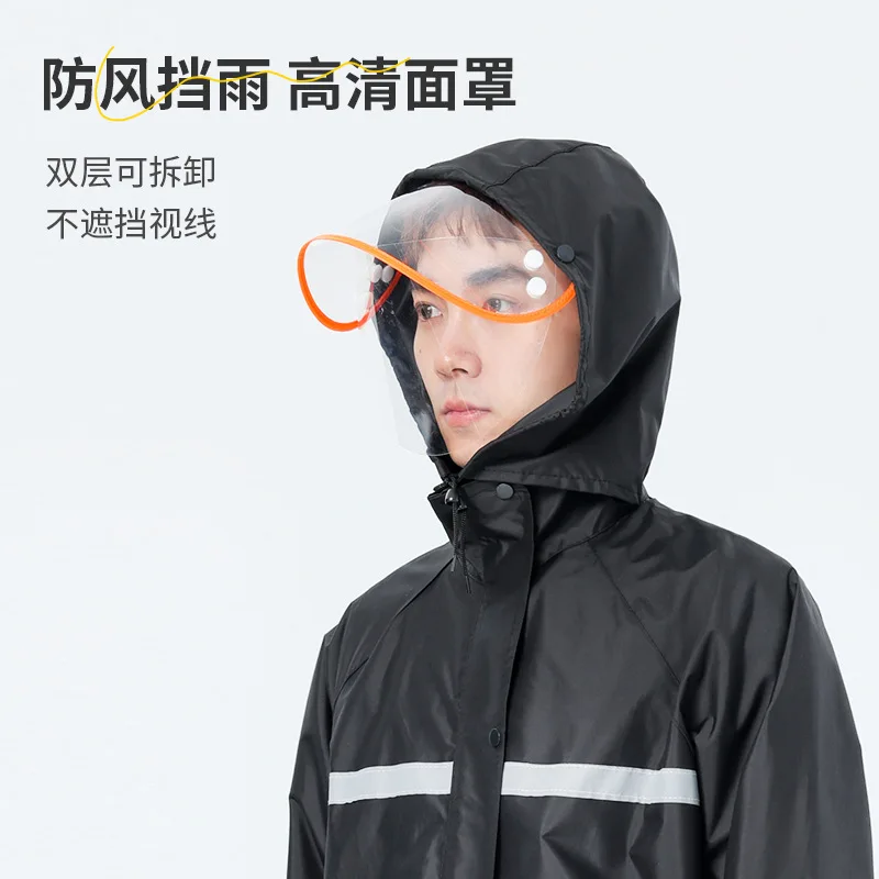 Motorcycle Raincoat Suit Rainstorm Prevention Jacket Pants Camping Hiking Fishing Raincoat Moto Motorcyclist Rider Rain