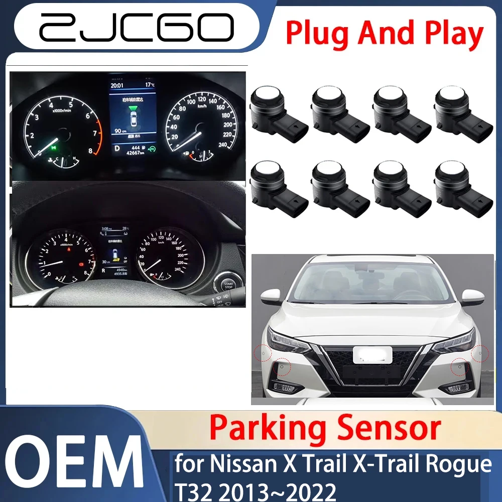 

Parking Sensor Sensors Buzzer Radar Sound Alert System for Nissan X Trail X-Trail Rogue T32 2013~2022