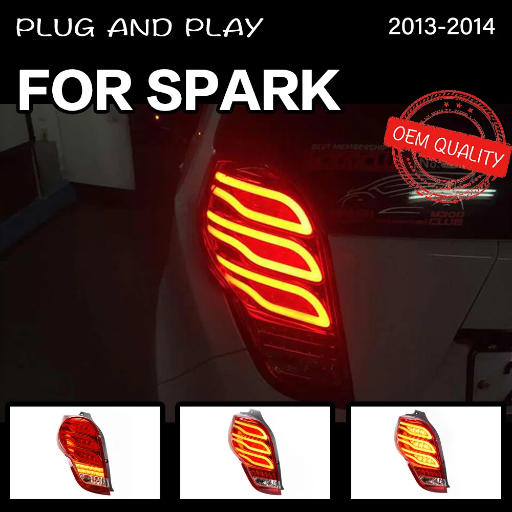

Задняя фара для Spark 2012-2017 автомобитовары задняя лампа светильник светодиодный s автомобильные аксессуары новая задняя фара Benz