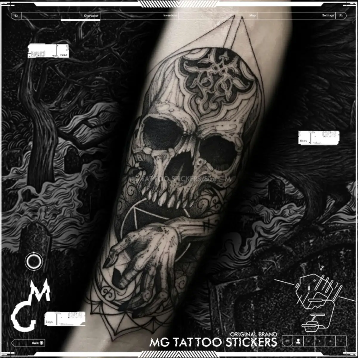 Original Relique De La Mort Tatouage
