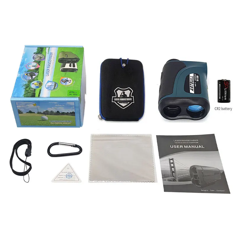 ARTBULL Laser Rangefinder Hunting Outdoor 1200M Golf Rangefinder with Flag-Lock Slope Adjusted Distance Meter laser rangefinder distance meter