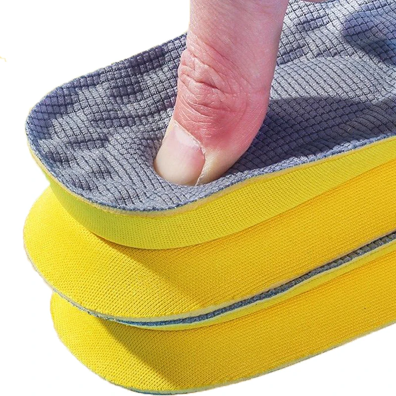 thumbnail image 4 of Plantillas de espuma viscoelástica unisex de 1/3 pares para mujeres y hombres, para deportes, correr, con almohadillas que absorben el sudor, suaves y transpirables, para el cuidado de los pies, 4 of 5