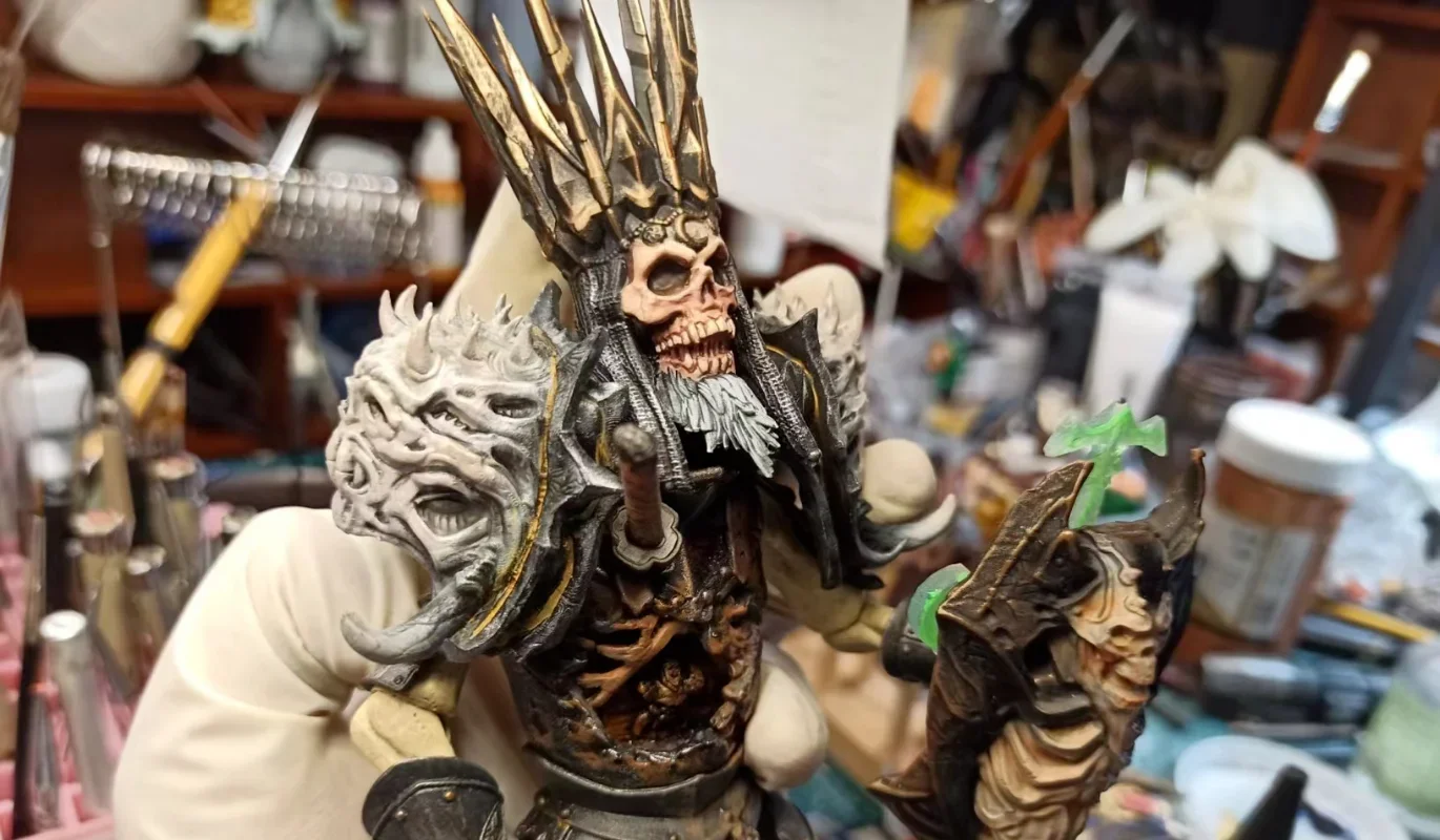 1/6 Scale Soldier Skull King Head Sculpt Model 12''（7''） Figure