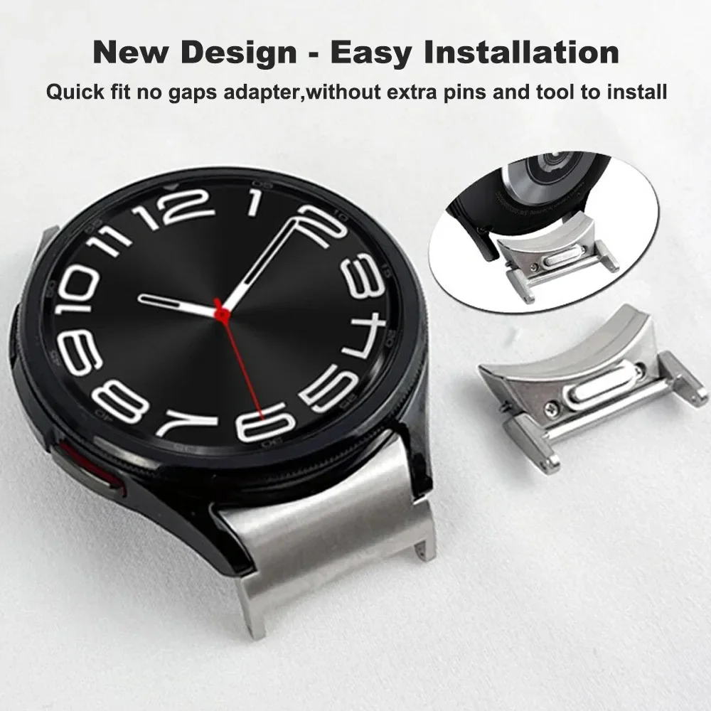 Sleek Stainless Steel Quick Fit Watch Band