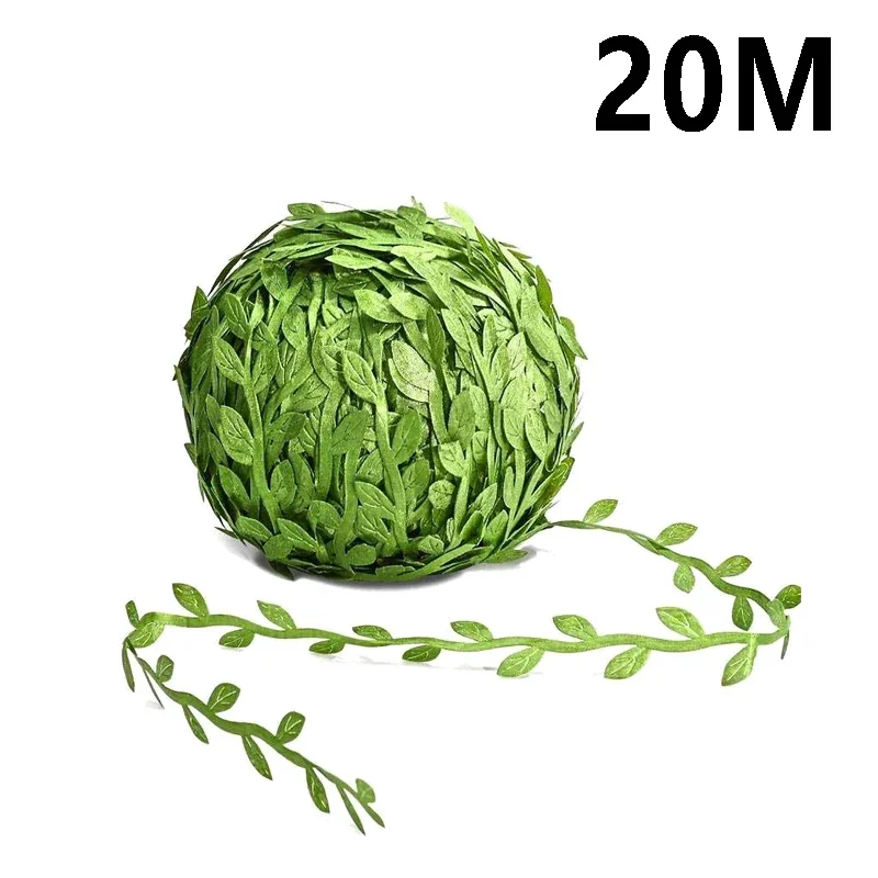 10 מ '/20 מ' ירוק גפן ירוק מלאכותי מתנה חתונה בית פנים וחוץ קישוט מסיבה חיצונית גפן