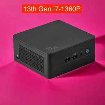¡Stock listo! Nuc-mini pc Original para juegos, NUC13ANHi7, 13th Core, i7-1360P, Arena Can-yon, nuc 13 pro i7 1