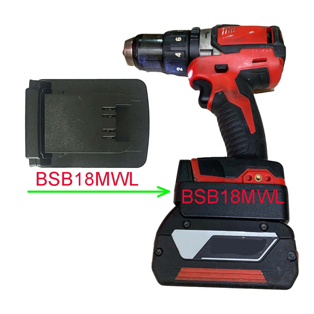 Adapter BSB18MTL BSB18DWL Konverter Für Basch 18V Li-Ion Batterie Für Makita Für Milwaukee Für Dewalt Für Hitachi für Worx werkzeug – Detail 8