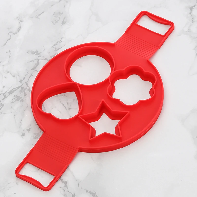 7 Holes Batter Dispenser Silicone Mold Utensil Gadget Kitchen Accessories Pancake Maker Nonstick Cooker Flip Eggs Cooking Tool