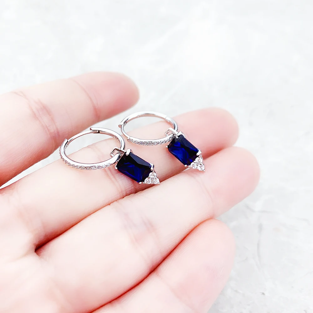Qiandi Orecchini A Cerchio In Argento Sterling 925 – Forma Di Fiore, Fatti A Mano