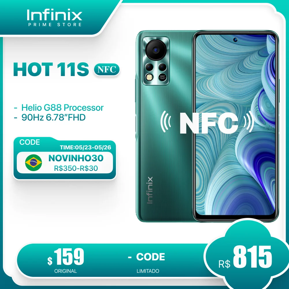 Infinix Hot 11s NFC specs, faq, comparisons